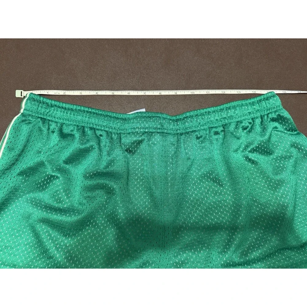 VTG Nike Womens Green Basketball Running Athletic Shorts Sz Large 12-14 Y2K